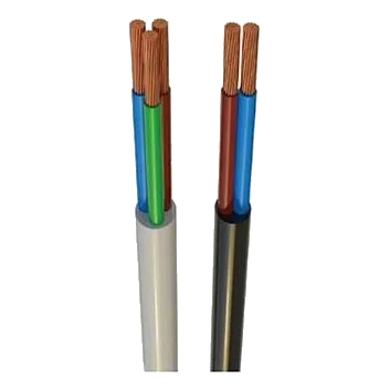 0.5mm² White 3 Core Cabtyre Cable – 100m Roll