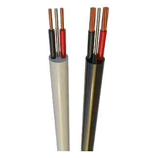 1.5mm² White 3 Core Surfix + Earth Cable, 100m Roll