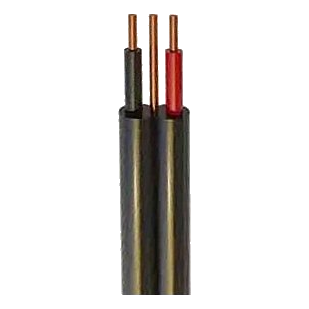 1.5Mm² Black Flat Twin And Earth Cable – 15M