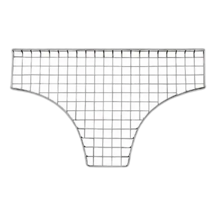 100mm X 50mm Wire Mesh 3 Way Tee