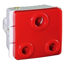 Major-Tech Veti V202Rd Dedicated Socket Module, Red