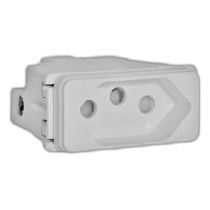 Major-Tech Veti V208Wt V-Slim Socket Module, White
