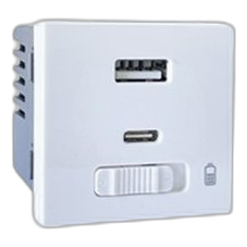 Onesto Matrix Mxm-C001 Usb Type-C+A Module, White