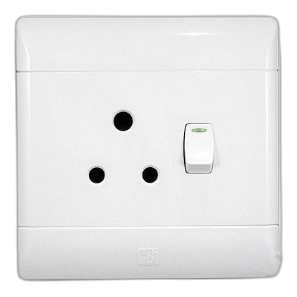 Cbi Ps674R-P Single Socket, White
