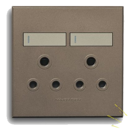 Major-Tech Veti 3 3V22Tb 4X4 Double Socket, Bronze