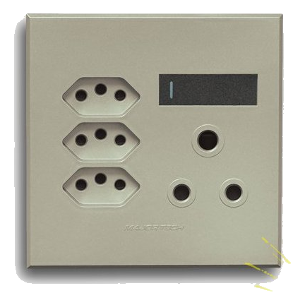 Major-Tech Veti 3 3V25Gt 4X4 Sa+Slimline Socket, Titanium