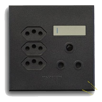 Major-Tech Veti 3 3V25Tg 4X4 Sa+Slimline Socket, Graphite