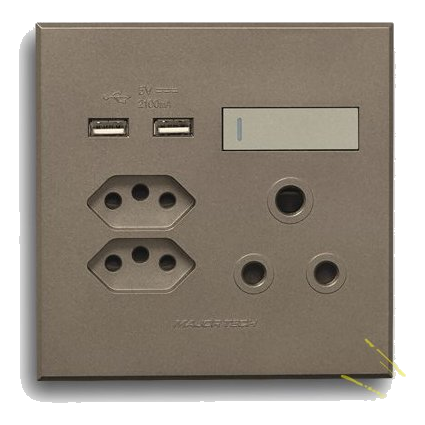 Major-Tech Veti 3 3V27Tb 4X4 Sa+Slimline+Usb Socket, Bronze
