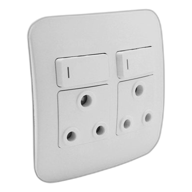 Major-Tech Veti Vg22Wtc Double Socket, White
