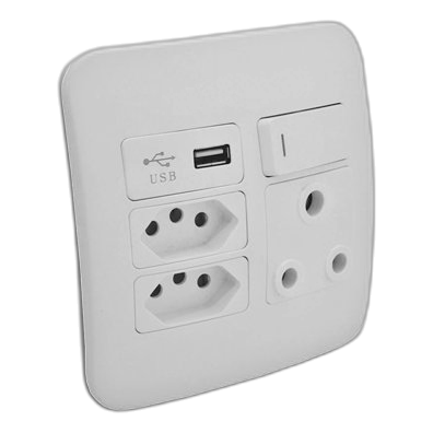 Major-Tech Veti Vg27Wtc Sa+Slimline+Usb Socket, White