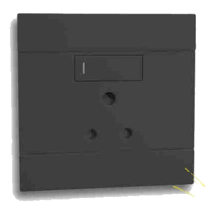 Major-Tech Veti2 2Vc221 4X4 Single Socket, Charcoal