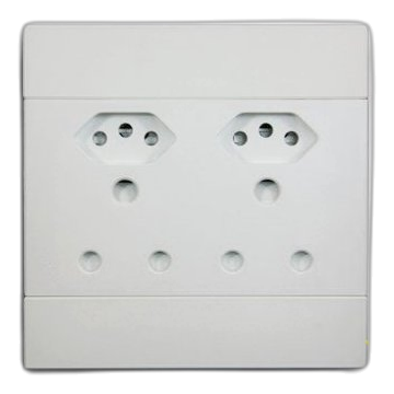 Major-Tech Veti2 2Vw224 4X4 Sa+Slimline Socket, White