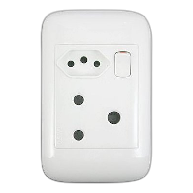 Onesto Oracle Onp2011 Sa+Slimline Socket, White