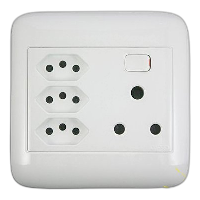 Onesto Oracle Onp4013 Sa+Slimline Socket, White