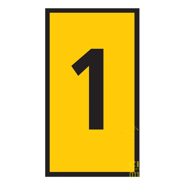 Pre-Termination Cable Markers Ovalgrip Yellow 1