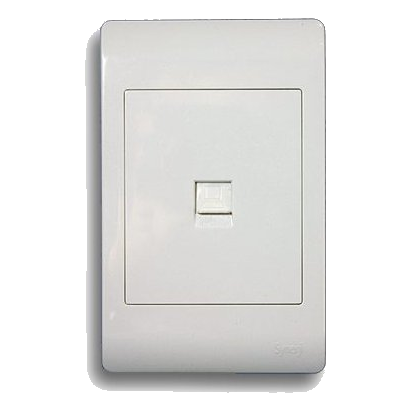 Synerji Syssmddt Cat5 Data Socket, White