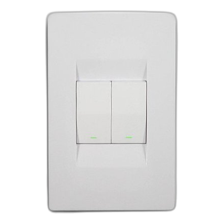 Crabtree Topaz 15123/601 2X4 2 Lever 2 Way Switch, White