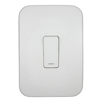 Major-Tech Veti Vg111C1V 2X4 1 Lever 1 Way Switch, White