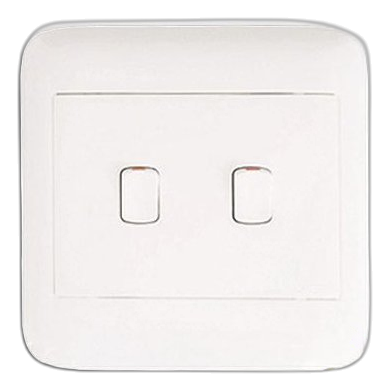 Onesto Oracle On4021 4X4 2 Lever 1 Way Switch, White
