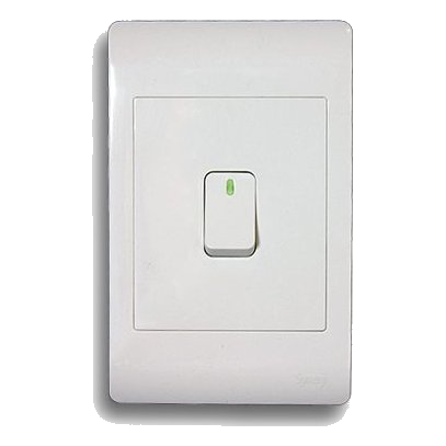 Synerji Syssw4X21L2W 2X4 1 Lever 2 Way Switch, White