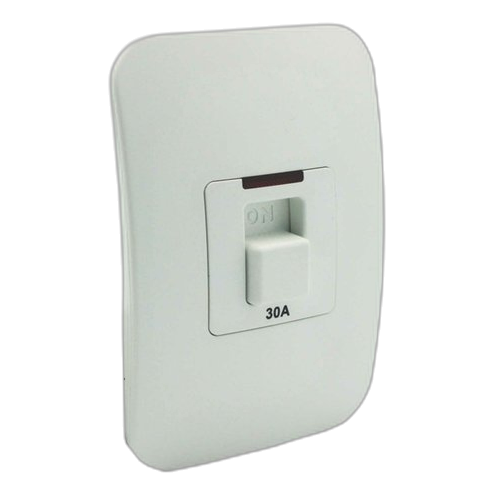 VETI – White 30A Double Pole Isolator with Indicator (VS131DPWTC)