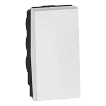 Arteor 6A 1W Press Button Mod White