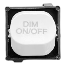 Horizon Dimmer Press  Dim On-Off Module White
