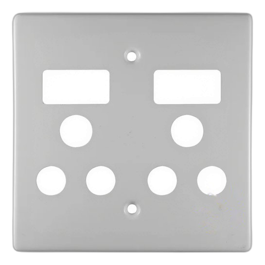 Classic 4X4 Dbl SSO Cover Metal Wh