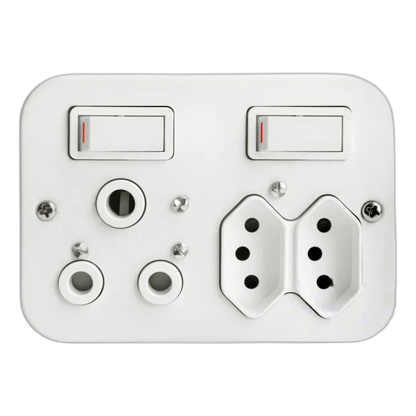Classic Industrial Combo Switch Socket 16A