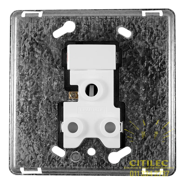 Diamond Single Monoblock Socket 164-1 Switched on 4×4 Yoke Vertical