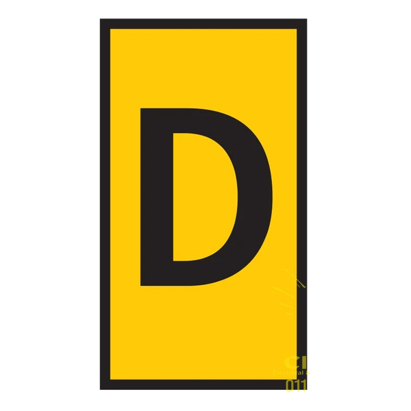 Pre-Termination Cable Markers Ovalgrip Yellow D