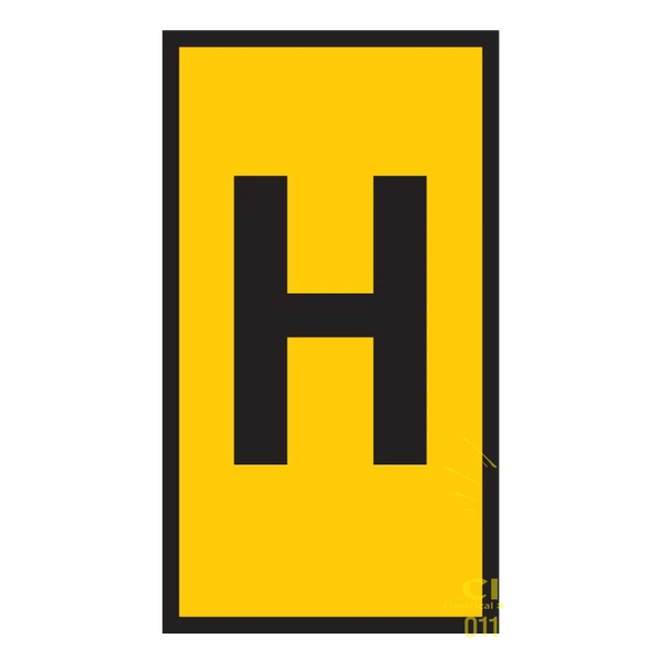 Pre-Termination Cable Markers Ovalgrip Yellow H