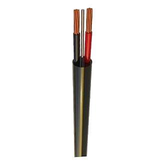 2.5Mm² 2 Core+Earth Black Surfix – 20M