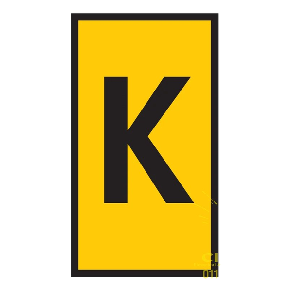 Pre-Termination Cable Markers Ovalgrip Yellow K