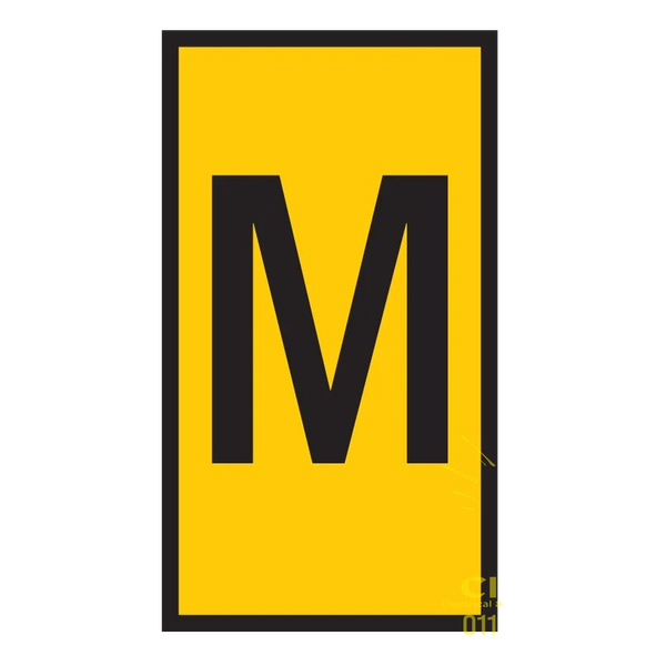 Pre-Termination Cable Markers Ovalgrip Yellow M