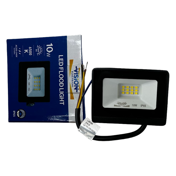 Vision 10W LED Floodlight 6500K IP65