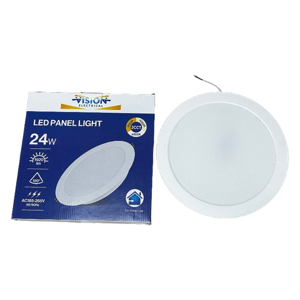 Vision 24W LED Panel Light 3CCT Round