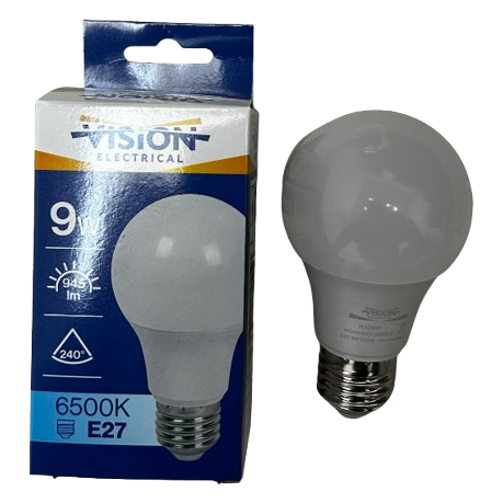 Vision 9W LED Lamp E27 Screw 6500K