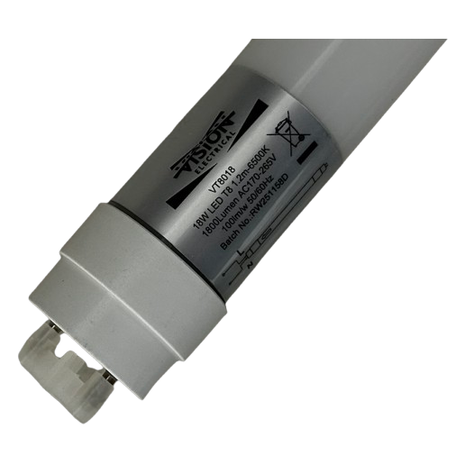 Vision 18W LED T8 Tube 1.2m 6500K