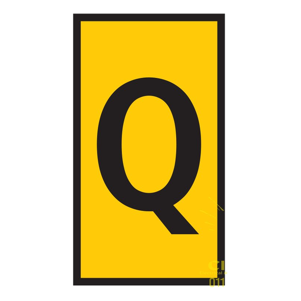 Pre-Termination Cable Markers Ovalgrip Yellow Q
