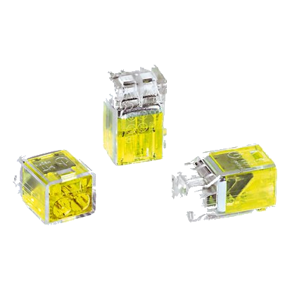 2 Way Yellow Helacon Connector