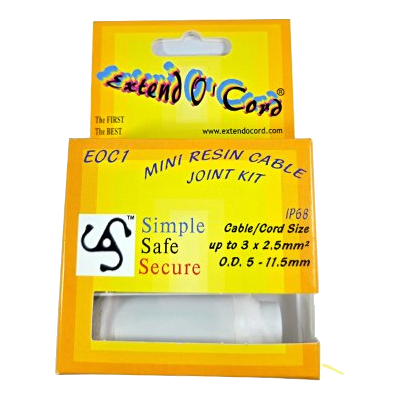 Extend O Cord Ip68 Resin Joint Kit, White