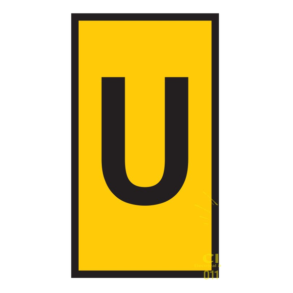 Pre-Termination Cable Markers Ovalgrip Yellow U