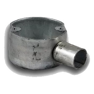 20Mm Galvanized 1 Way Box