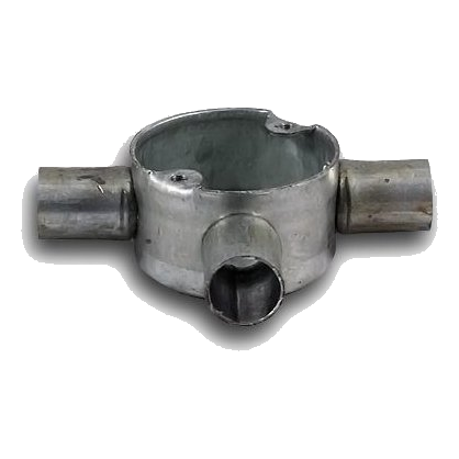 20Mm Galvanized 3 Way Box