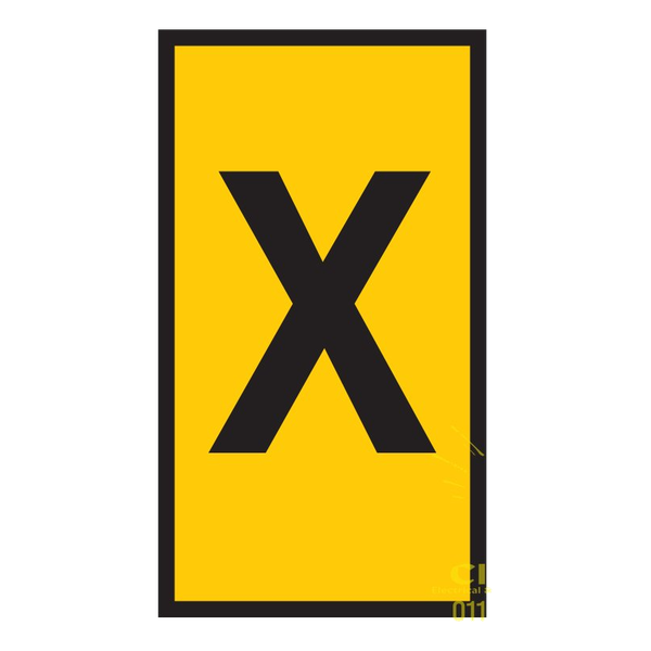 Pre-Termination Cable Markers Ovalgrip Yellow X