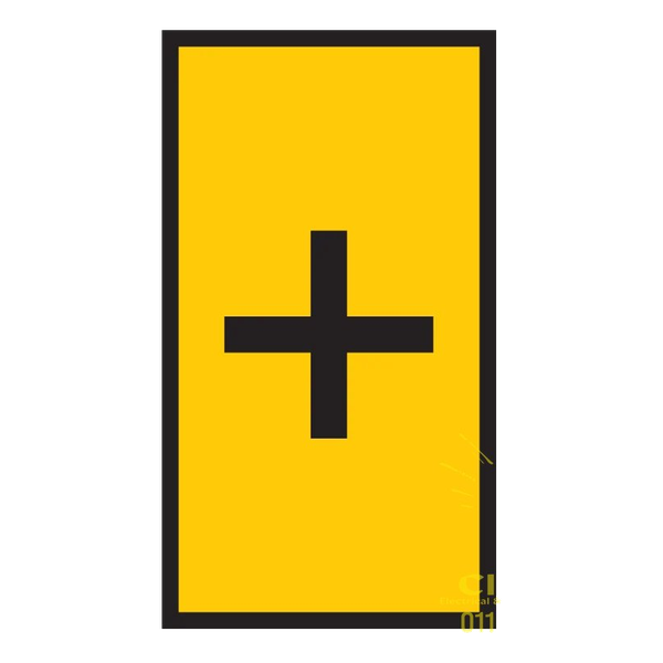 Pre-Termination Cable Markers Ovalgrip Yellow “+”