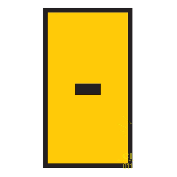 Pre-Termination Cable Markers Ovalgrip Yellow “-“