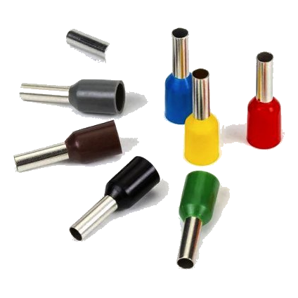 0.5Mm Bootlace Ferrule, White