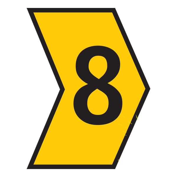 Pre-Termination Cable Markers Yellow 8